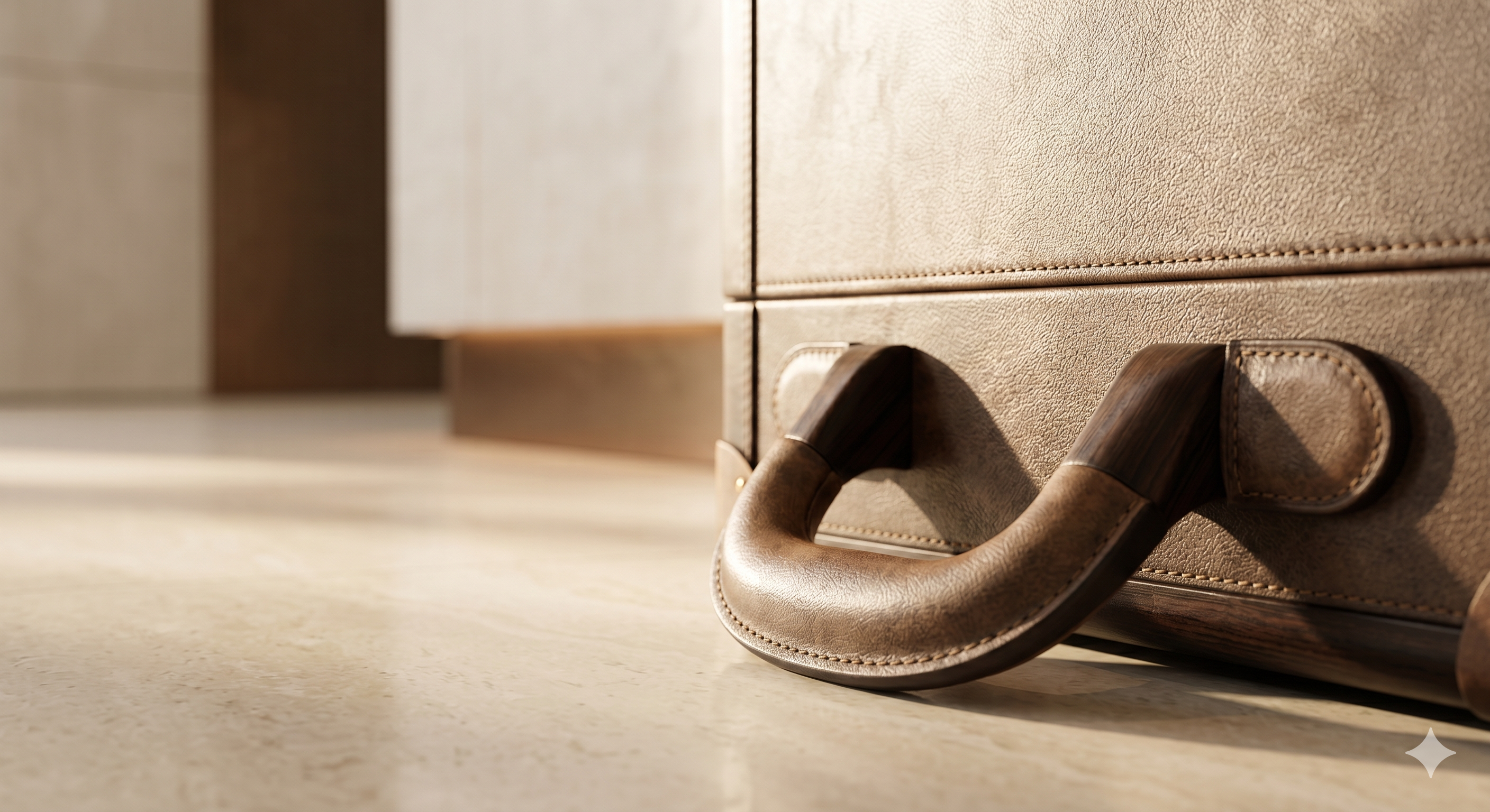Minimalist retail kitchen counter with ceremonial plating